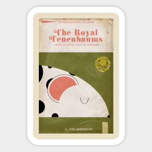 The Royal Tenenbaums Book Cover Tee Sticker